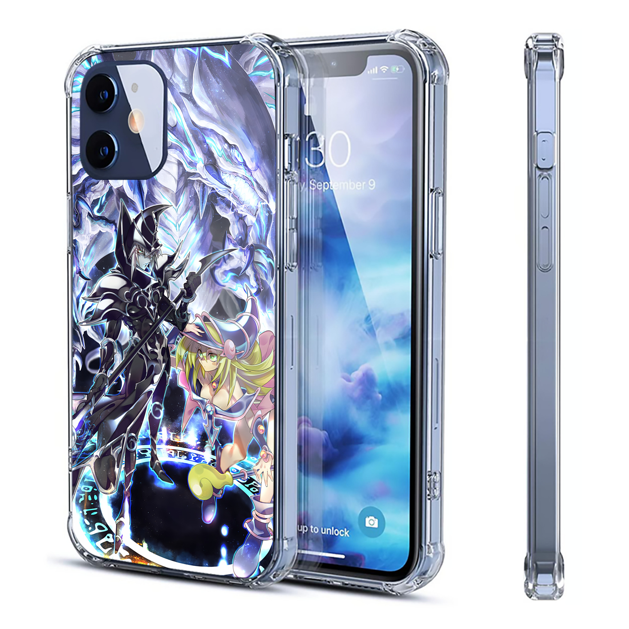 （画像用） 遊☆戯☆王 Yu-Gi-Oh! 【iPhone 12シリーズ対応】透明スマホケース（クリアソフトケース）